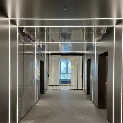 Cheap Pet Metal Mirror Co-extruded Wood Veneer