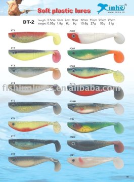 DT-XINHE soft swimming bait, fishing lure