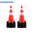 Plastikstraße Barrier Cone PVC -Verkehrskegel