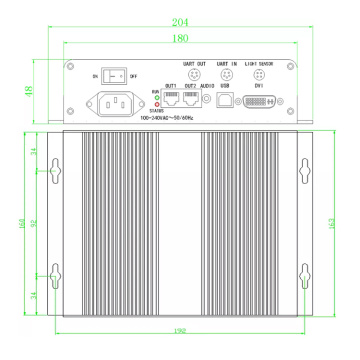 NOVASTAR MCTRL300 Contrôleur d&#39;affichage LED d&#39;envoi