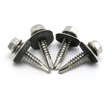 Galvanised Hex Washer Self Drilling Screws