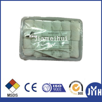 Disposable cotton hot towel tray