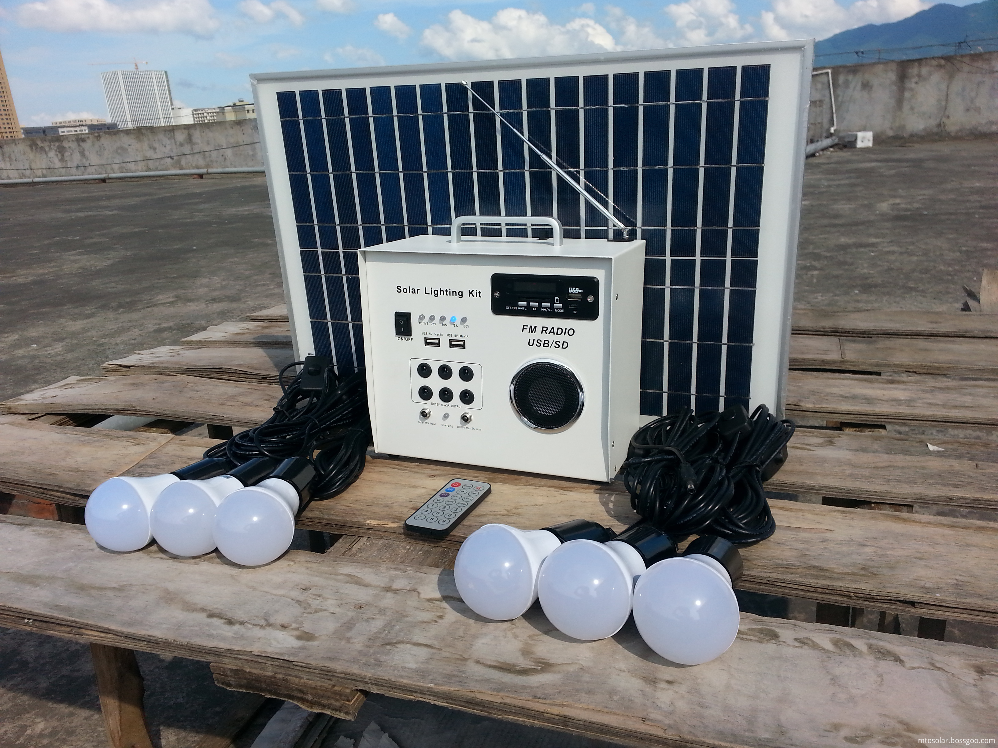 30w solar FM radio kit