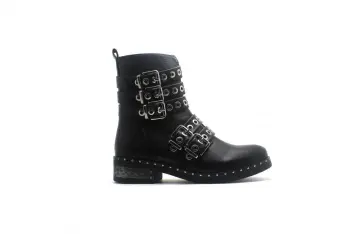 Neutral style Square button Drill nail Horse boots