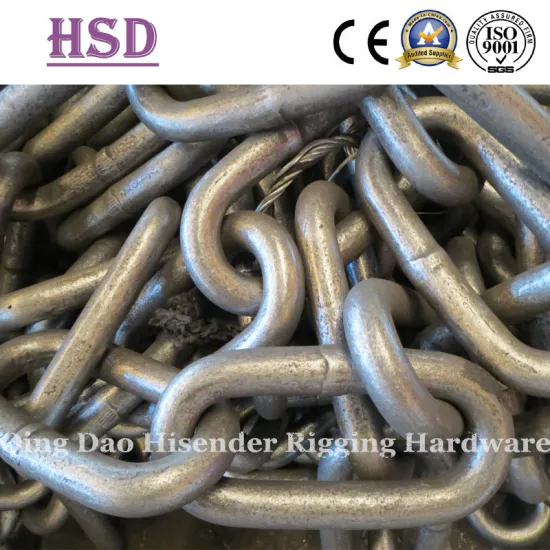 Galvanized Long Link Chain, DIN766, Common Long Link Chain, English Type