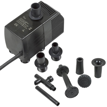 Jier 290 GPH Energy Saving Submersible Pond Pump with Fountain Head