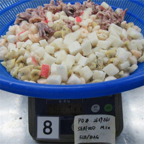 Platos de mariscos congelados IQF Seafood Mix