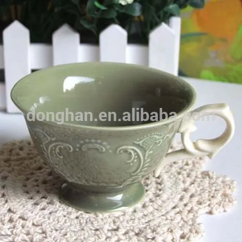 flora embossed soup bowl factory directly made in china