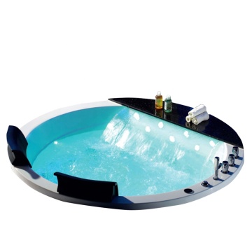 YH-6806 Acrylrow-Whirlpool-Massage-Badewanne mit farbenfrohen Luftjets