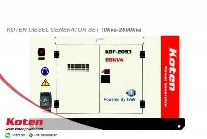 Koten FAWDE Series Diesel Generators For Sale With Power Range From 15KVA to 375kVA