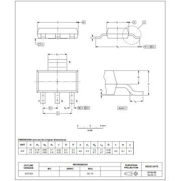 600V SOT223 Z0109MN triac 1A on-state RMS curren