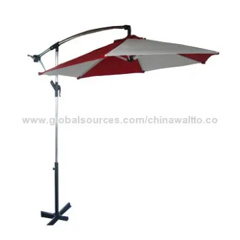 Banana Hanging Umbrella, Multicolor, 48mm Stainless Pole Diameter