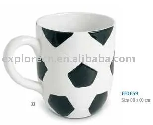 Football promotional mug
