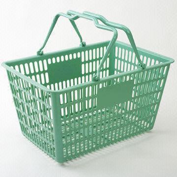 Plastic Utility Basket with Handle, Made of PP, Convenient and Easy to be Used