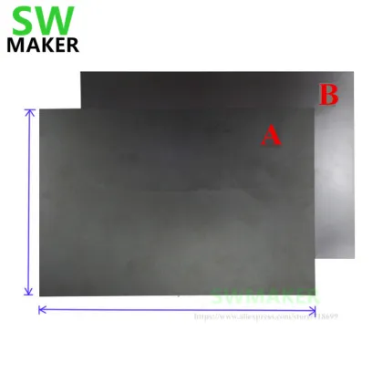 A+B 232x154mm Magnetic Print Bed Tape Print Sticker Build Plate Tape Flex Plate Update Flashforge Creator Pro/Dreamer 3D Printer