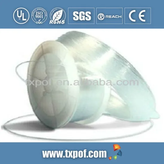 Plastic Optic Fiber data transmission End Glow Fiber illumination And Decoration