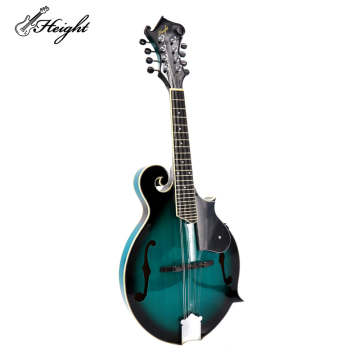 Blue Burst F-Head Style Mandolin: أداة بيضاوية كاملة