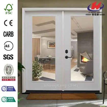 Alamo White Primer Inswing Fiberglass Patio Door