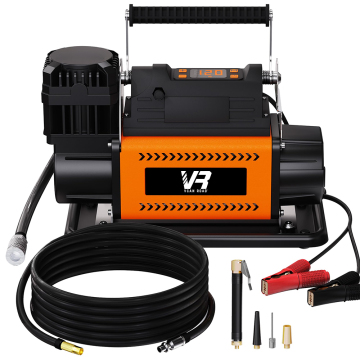 Digital Heavy Duty 200L/min Car Air Compressor with Pressure Monitoring - Off Road Tire Inflator
