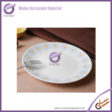 K4556 custom ceramic plates/ ceramic breakable plates/ceramic plates for restaurants