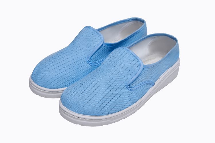 Cleanroom Blue Thin Stripes of Sole Shoes