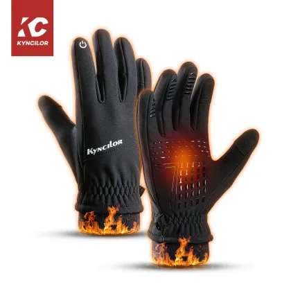 Kyncilor Waterproof Warm Windproof Touchscreen Motorcycle Ski Gloves