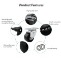 Platte Edelstahl Drehung PP Caster Low-Profile-Rad