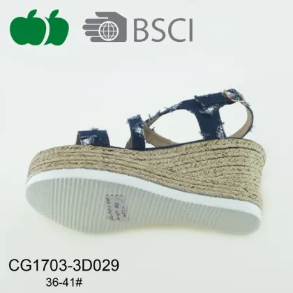 Ladies Summer Fashion Wedge Heel Sandals