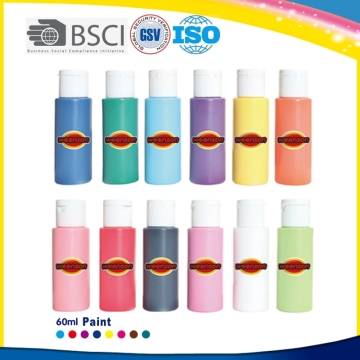 Drawing material quality acrylic tempera paint set for kids