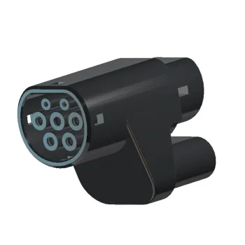 CCS2 to Type 2 Electric Vehicle Charger Connector 80A-200A, 1000VDC