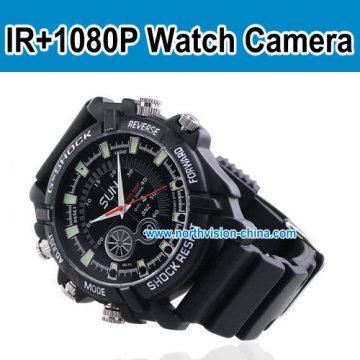 1080P Night Vision Waterproof Watch Camera