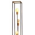 Iron three-head floor lamp