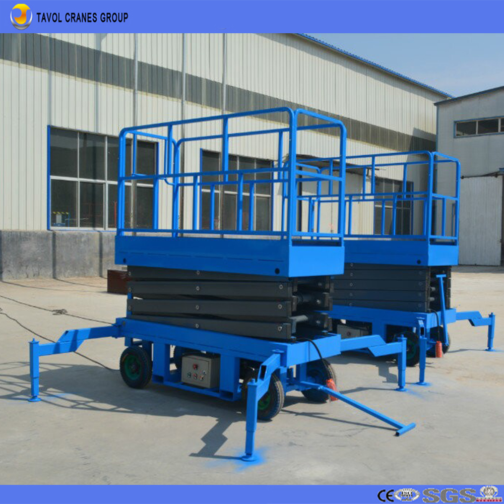 Trailer Traction Mobile Scissor Lift