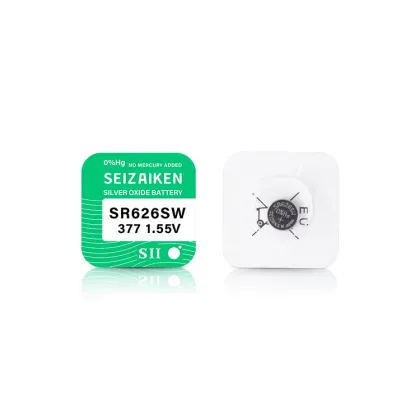 1.55V SR626SW Silver Oxide Button Cell Battery for Seiko Watches