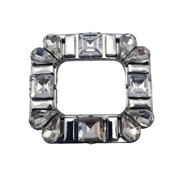 Clips de boucle en métal strass, accessoires de chaussures, breloque