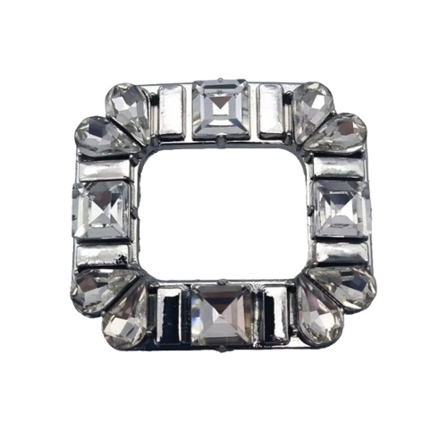 Clips de boucle en métal strass, accessoires de chaussures, breloque