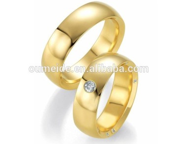 speacial ODM factory gold wedding ring