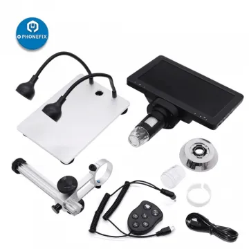 7 Inch Screen HD 1200X Digital Microscope with Industrial Magnifier