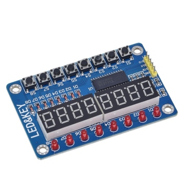 AVR Arduino के लिए नया 8 -बिट डिजिटल एलईडी ट्यूब डिस्प्ले मॉड्यूल - TM1638