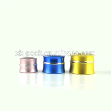 cream aluminum jar