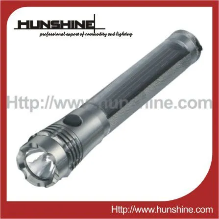 aluminum attack head led solar flashlight