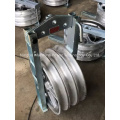 Transmission Line Triple Stringing Pulley Block