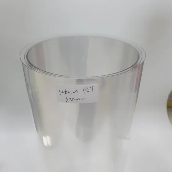 Recyclable high transparency PET sheet for blister packaging