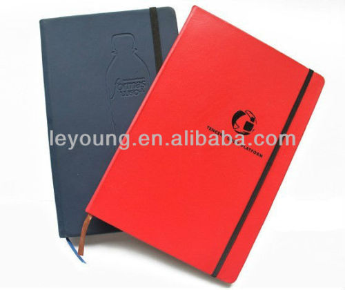 Hardcover A5 Leather Elastic Band Notebook