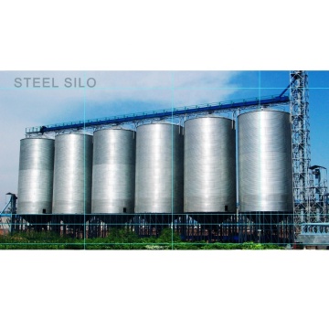 2000T Grain Storage Flat Bottom Steel Silo