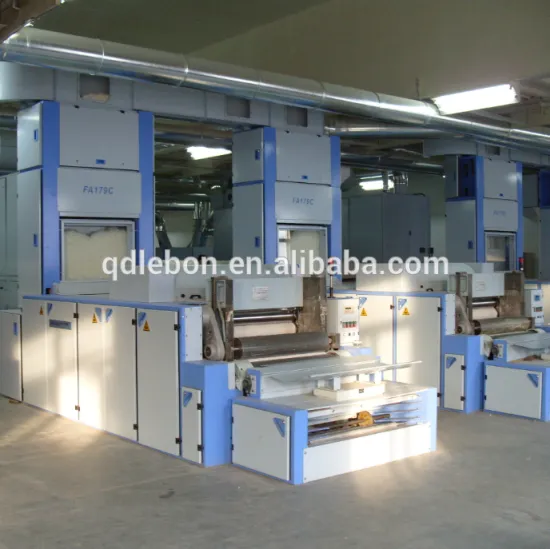 2018 New Design Blowroom fiber carding machine cotton carding machine