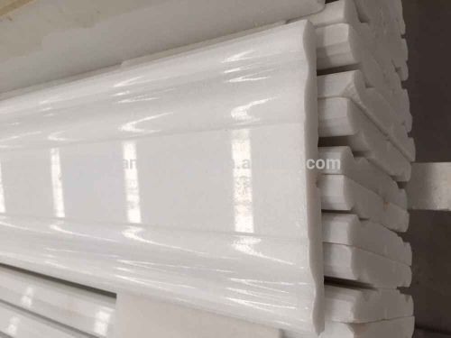 white marble skirting board ,high quality stone skirting board, Chinese stone skirting board