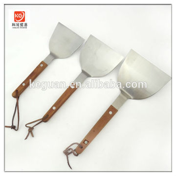 G-324 hot sales popular wooden handle stainless steel food shovel
