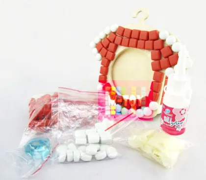 K-WOD 101 c Shape Photo Frame And Box Mosaic Craft Kits