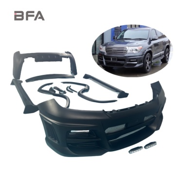 Toyota LAND CRUISER LC200 Wide-body Kit: Retrofitted Front and Rear Bumpers